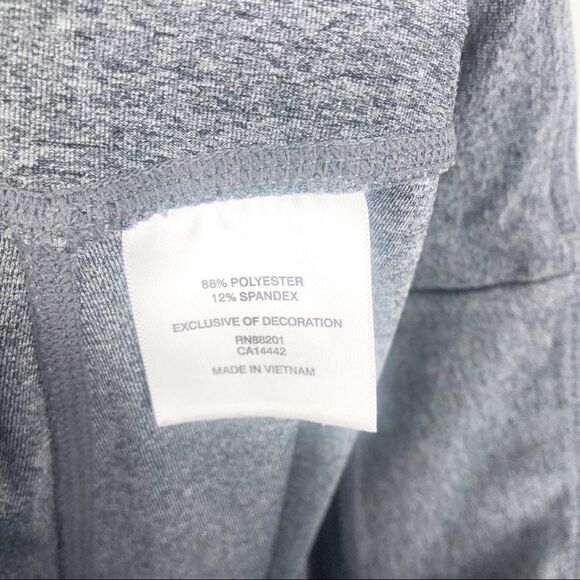 MONDETTA | Gray Crop Leggings Heather Women’s Size Medium - Picture 8 of 8